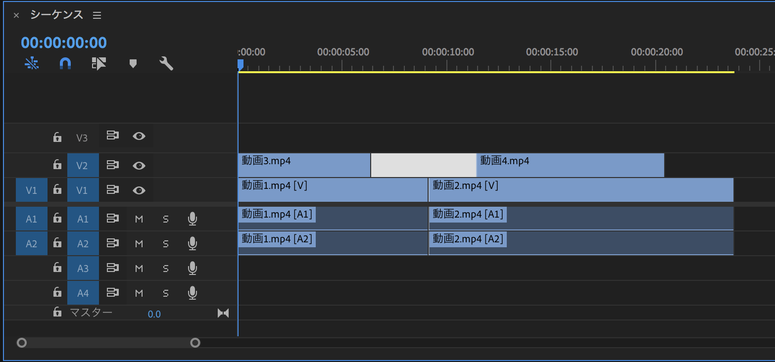 ギャップが削除できない時（リップル削除ができない時）の解決方法 | しろくま動画編集